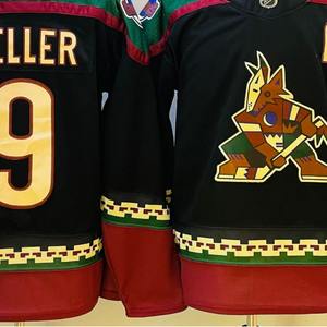 नई आइस हॉकी टीम भेड़ियों की जर्सी कढ़ाई संस्करण नायलॉन/कश्मीरी हृदय पैटर्न यूनिसेक्स - Product Image 2