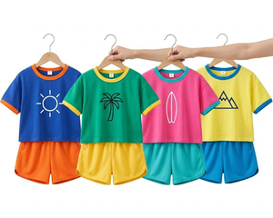 Profit King Kids Summer Outfits Set Romper Overalls Tops Shorts Mixed Batch Children Clothing Model 2026.4 Made in China - Product Image 3