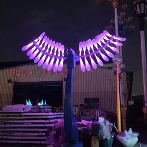 Lumières LED à motif mécanique rotatif à moulin à vent RGB Senzhao pour l'extérieur - Product Image 3