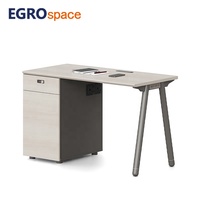 Mobilier de bureau ouvert EGROspace Project Cases : Table professionnelle simple pour poste de travail de coworking