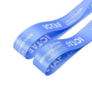 Hot Selling Small MOQ Customized Business Brand Logo Sublimation <b>Polyester</b> Neck <b>Lanyards</b> With 2pcs Hook - Product Image 1