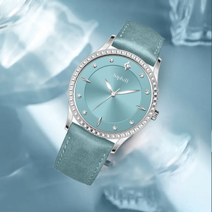 Montres <span class=keywords><strong>à</strong></span> quartz pour femmes de conception de coupe de diamant <span class=keywords><strong>à</strong></span> trois aiguilles personnalisées de haute qualité montres <span class=keywords><strong>à</strong></span> quartz de luxe haut de gamme - Product Image 4