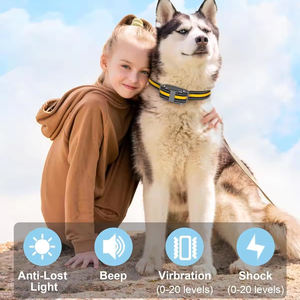 थोक अनुकूलन योग्य नए बुद्धिमान व्यक्तिगत वाटरप्रूफ इलेक्ट्रॉनिक छाल शॉक कुत्ते कॉलर छाल नियंत्रण विरोधी उपकरण - Product Image 2