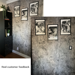 PVC strukturierter Beton Peel and Stick Tapete Kontakt papier Wasserdichtes selbst klebendes Vinyl Zement Tapete für Schlafzimmer Wand - Product Image 5