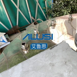 AILUSI 3000L Bomba vertical Tanque de mezcla Función de calentamiento para línea de producción de alimentos cosméticos Operación automática Material SUS304 - Product Image 6