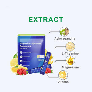 Integratore Erboristico in Polvere di Magnesio Glicinato Solubile OEM con Vitamina, Ashwagandha e L-Teanina, 20 Bustine per Adulti |   Memoria - Product Image 2