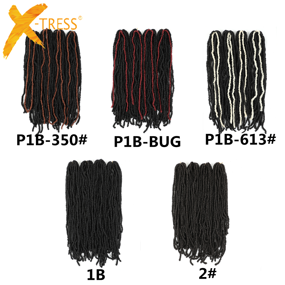 Термостойкий синтетический Сенегальский спиральный вязаный крючком Плетеный волос pre-twis loop