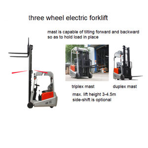 Montacargas Eléctrico Mini YCMG <span class=keywords><strong>de</strong></span> 1 Tonelada, con Batería <span class=keywords><strong>de</strong></span> 60V, para Taller Pequeño, Certificado CE, para Logística en Interiores - Product Image 5