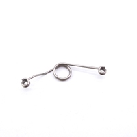 Micro petit ressort de tension en acier inoxydable personnalisé ressort d'extension long et large de haute qualité avec crochets