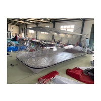 Fournisseur d'usine Tente de garage gonflable pliable transparente et étanche pour voiture, en PVC, protection UV 90%