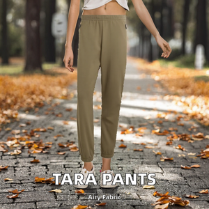 Pantalon décontracté en molleton mi-taille, longueur intégrale, respirant, couleur unie, pour l'automne, coupe régulière, taille élastique, joggers tricotés - Product Image 2