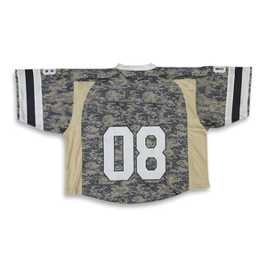 เสื้อเจอร์ซีย์ฟุตบอลโอเวอร์ไซส์พิมพ์ลายพรางพิมพ์ซับลิเมชันเสื้ออเมริกันฟุตบอล - Product Image 3