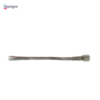 2 broches 3 broches 4 broches 5 broches T câble d'extension connecteur mâle et femelle cuivre étanche LED lumière personnalisée câbles extérieurs