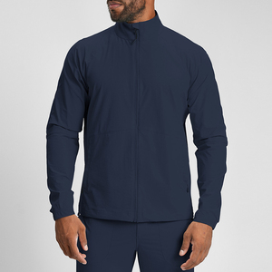 Giacca Sportiva da Uomo Nera 2026, Leggera e Calda, Manica Lunga, per Palestra e Fitness, con Zip - Product Image 1