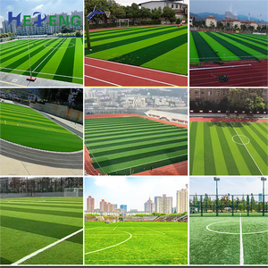 Pelouse artificielle de haute qualité Football Football Sport Revêtement de sol Décoration de <span class=keywords><strong>tapis</strong></span> Gazon synthétique en plastique vert Gazon artificiel - Product Image 5