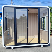 Kit de maison conteneur préfabriquée modulaire moderne à prix d'usine, mini-appartement en acier portable avec salle de bain et cuisine