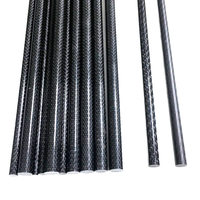Tube structurel en carbone époxy OVA8 |   Filament continu enroulé |   Anti-corrosion Haute résistance à la traction |   Poteau de support en fibre de carbone