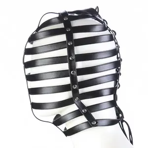 2023 New Arrival bdsm Leather Head Cover Tool SM bdsm Japanese Bondage Suit Adult SM Suppliers