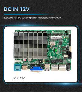 Mini carte mère Itx et <span class=keywords><strong>Cpu</strong></span> Combo double ports Ethernet 6com Intel Gemini Lake SATA VGA <span class=keywords><strong>J4125</strong></span> carte mère intégrée de 3.5 pouces - Product Image 2