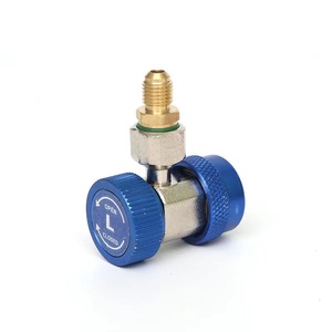 Có thể điều chỉnh R134a <span class=keywords><strong>Adapter</strong></span> Phụ kiện với cao-thấp nhanh chóng Coupler chuyển đổi kết nối cho điều hòa không khí và tuyết hạt giống Freon refri - Product Image 4