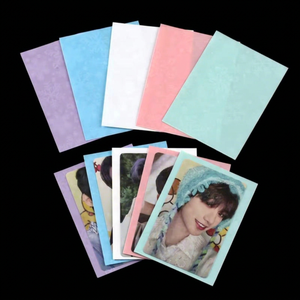 Y Y OEM – Protège-cartes holographiques transparents, pochettes intérieures pour cartes de jeu, porte‑carte à photos d’idols - Product Image 1