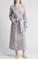 Fabricant d'usine Robe de spa de luxe à impression personnalisée Peignoir absorbant en coton éponge gaufré pour femmes