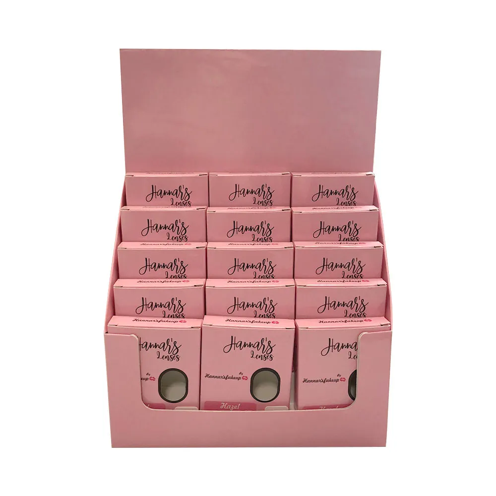 2024 New custom advent calendar box packaging retail shelf cardboard display boxes for cosmetics