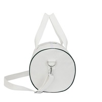 Sac de voyage en toile personnalisé avec logo personnalisé, grande capacité, cylindre, sac de week-end tendance avec fermeture éclair