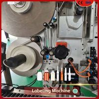Machine d'étiquetage de flacons pour l'industrie des sciences de la vie / Applicateur automatique d'étiquettes autocollantes pour flacons ronds et ampoules