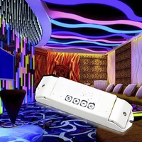 Controlador LED Profesional de 6 Canales de Alta Corriente con Modos DIY Programables y Concentrador de Atenuación Multicanal