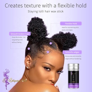SLAYING LOLLI Create Your Own Brand Castor Oil Broken <strong>Hair</strong> <strong>Wax</strong> <strong>Stick</strong> <strong>for</strong> <strong>Hair</strong> with Private Label - Product Image 3