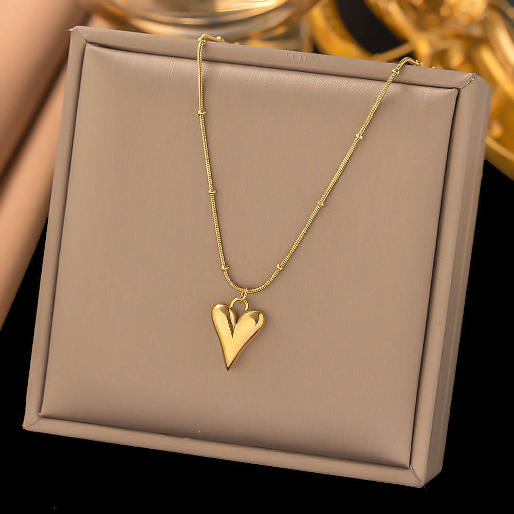 Starfish pendant stainless steel necklace