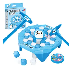 Save Penguin On Ice Game Mini Size Penguin Trap Break Ice Activate Family Party Ice Breaking Kids Puzzle Table Knock Block