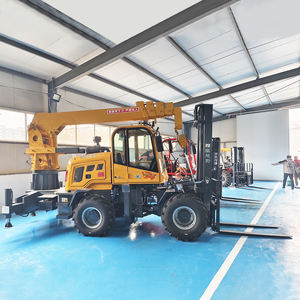 4WD พวงมาลัยล้อหลังของจีนรถยกดินแบบออฟโรดขนาด5ตันพร้อมเครื่องยนต์ดีเซล EPA - Product Image 5