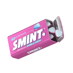 Custom Logo Empty Tin Cans For 50 Mints And Chewing Gum Frisk Smint Eclipes Mint Tin Air Tight Portable Mint Tin Box