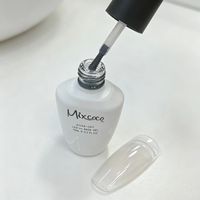 Gel UV Constructeur, Gel de Base et de Finition Soak-Off UV LED, Vernis à Ongles Multifonctionnel, Couche de Base Renforcée pour Salon, Maison et Manucure DIY