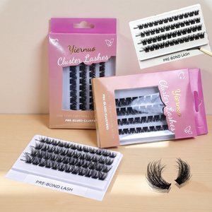 Pre Band Wimperextensions Segment 3D Natuurlijke CC Krul DIY Faux Mink Cluster Wimperkit Kunstwimpers Press-On 3D Wimpercluster - Product Image 3