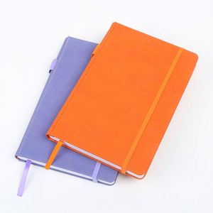 Promotion Promotional Pu A5 Customized Color Leather White Logo <b>Notebook</b> Binding Elastic Strap <b>Notebook</b> With Cover Leather - Product Image 1