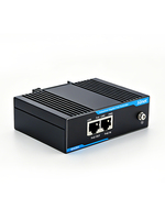 Extensor PoE Industrial de 2 Puertos 10/100/1000M para Riel DIN IEEE802.3af/at 100m, Extensor/Repetidor Ethernet PoE
