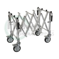 Chariot d'église d'incrustation en acier inoxydable, largeur 110 cm, prix de gros