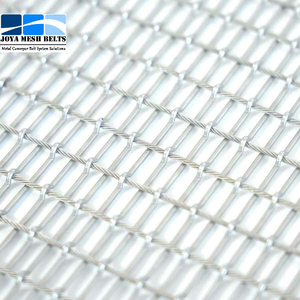 Harga pabrik baja tahan karat kelas makanan 304 sabuk hak tenun keseimbangan dalam pendingin Briquet - Product Image 5