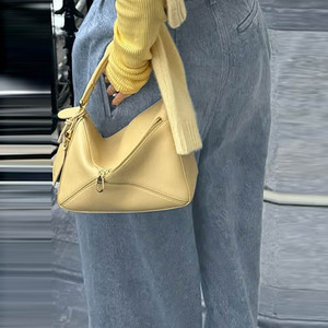 Pantaloni larghi con fondo comodo in Jeans da <span class=keywords><strong>donna</strong></span> pieghettati - Product Image 2