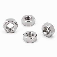 Ensemble d'écrous hexagonaux en acier inoxydable 304 de haute qualité M2 M3 M4 M5 M6 M8 M10 M12 M16 M20 Classe B Finition blanchie
