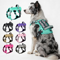 Harnais de poitrail tactique multifonctionnel en nylon anti-explosion pour chiens de taille moyenne et grande, idéal pour l'extérieur et la traction transfrontalière