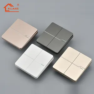 wenzhou security switch wholesaler price bakelite pc metal acrylic glass electric light wall switch and socket