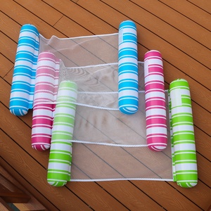 Nueva Cama Flotante Inflable Cilíndrica con Rayas para Piscina, Colchoneta Flotante de Agua, Colchón Inflable para Piscina - Product Image 4