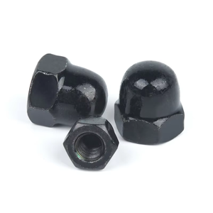 M5 M6 M8 Acero inoxidable Inox SS 304 316 316L A2 A4 70 80 Electroforesis negra Hexágono Hexagonal Tuerca abovedada Tuerca <span class=keywords><strong>Acron</strong></span> DIN1587 - Product Image 4