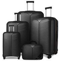 <strong>Best</strong> Selling Custom Travelling Luggage <strong>Trolley</strong> <strong>Suitcase</strong> with 8-Wheel 360 Spinner TSA Lock Aluminum <strong>Trolley</strong> Waterproof PP