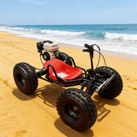 Bicicleta de Carreras Todoterreno con Pedal de Acelerador, para Playa y Derrapes, con Motor de 4 Tiempos, Velocidad Máxima de 75 km/h, para Aventuras al Aire Libre