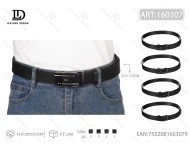 Cinturón de Cuero Genuino para Hombre con Hebilla Automática de 3.5cm y 125cm, Estilo Formal - Product Image 3
